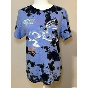 LOONEY TUNES Y2K Tie Dye Bugs Bunny That’s All Folks Warner Bros Cartoon Medium